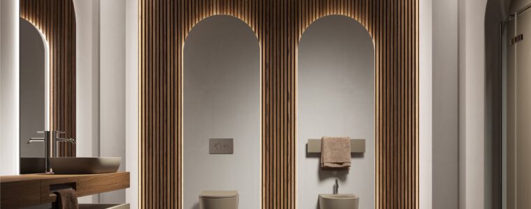 Multipla: the series of sanitary ware designed by BCF design for DOMUS FALERII